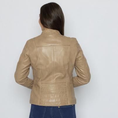 OTTO KERN Damen-Lederjacke stone