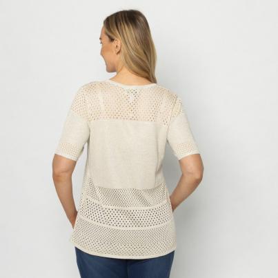 sophistical Women Pullover grau/silber