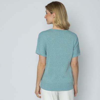 CHRISTIAN MATERNE Damen-Strickpullover blaugrau