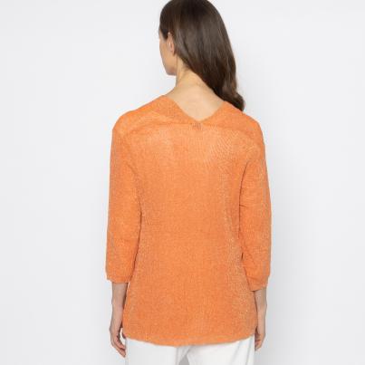 Signature Collection by H. S. Strickjacke orange