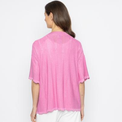 Signature Collection by Heike S. Strickjacke rosa