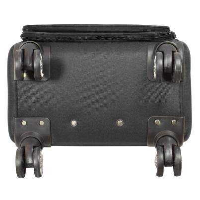 3-teiliges Nylon-Kofferset 'Maribor' schwarz