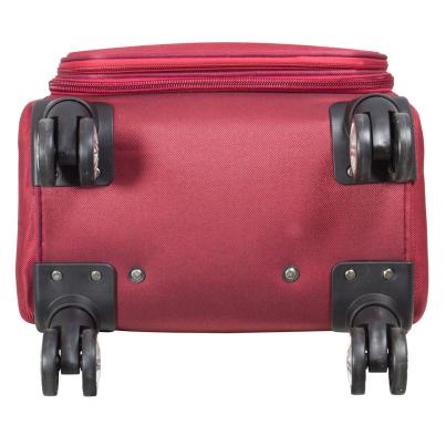 3-teiliges Nylon-Kofferset 'Maribor' rot