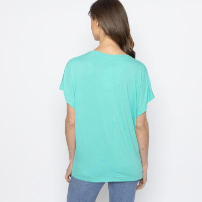 FASHION NEWS Damen-Shirt Tiger türkis