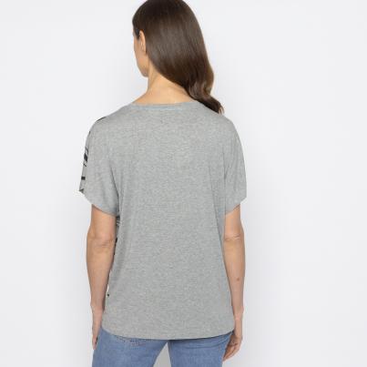 FASHION NEWS Damen-Shirt Katze grau