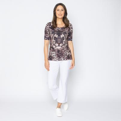 BRILLIANTSHIRTS Damen-Shirt Tiger