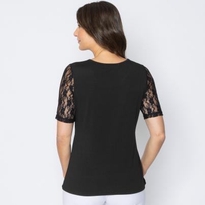 BRILLIANTSHIRTS Damen-Shirt Strass Leopard