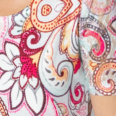 BRILLIANTSHIRTS Damen-Shirt Paisley