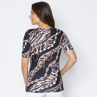 BRILLIANTSHIRTS Damen-Shirt Ketten