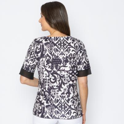 BRILLIANTSHIRTS Damen-Longshirt Ornamente