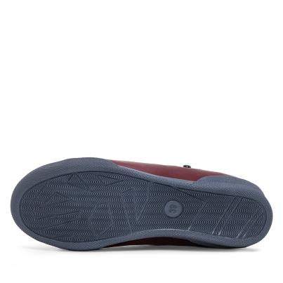Andrea Conti Damen Lederslipper burgund