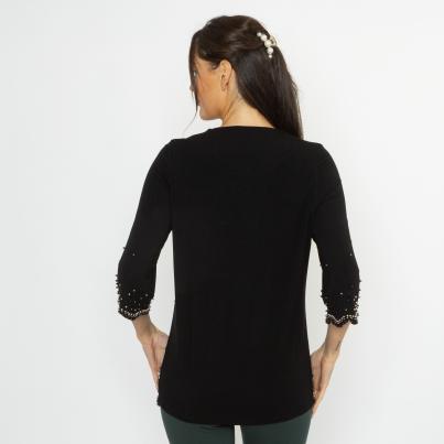 MILANO Design Damen-Shirtjacke schwarz
