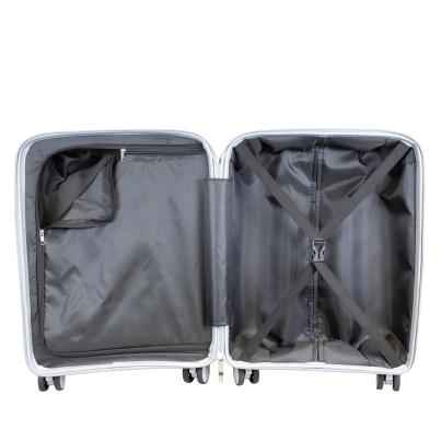 4-tlg. Hartschalenkofferset 'Florenz' silber