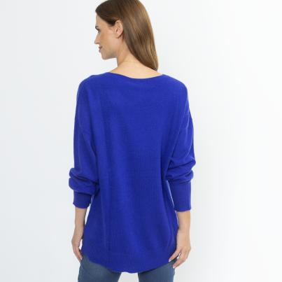 100% KASCHMIR Pullover royalblau