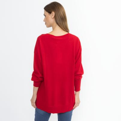 100% KASCHMIR Pullover rot