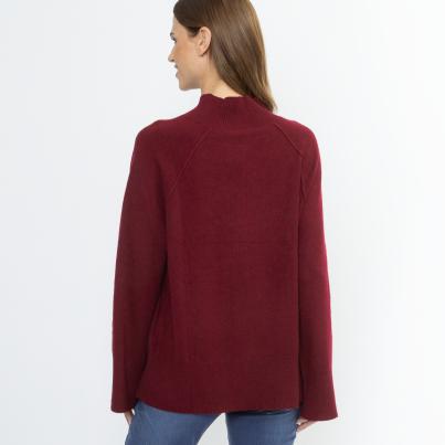 100% KASCHMIR Pullover bordeaux