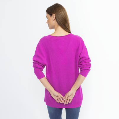 100% KASCHMIR Pullover fuchsia