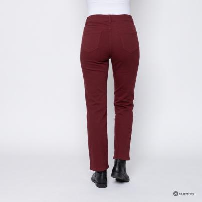 mocca by J. Leibfried Jeans Bootcut weinrot