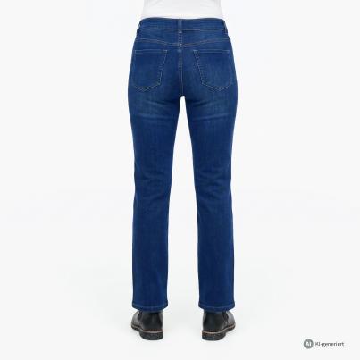 Zauberhose 'Miracle Shape' Relaxed Fit mittelblau