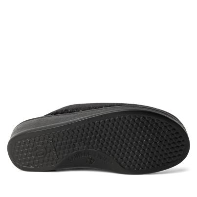SANITAL LIGHT Damenhausschuh schwarz sparkle