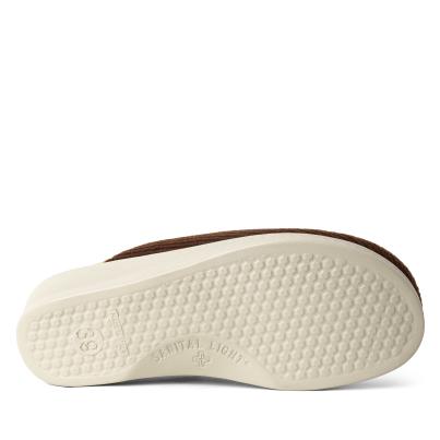 SANITAL LIGHT Damenhausschuhe braun/beige