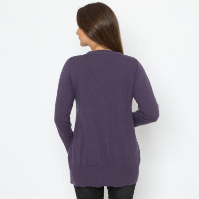 TRENDS by J. Leibfried Longcardigan violett