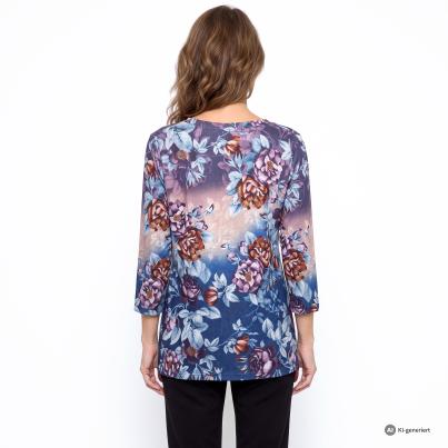 CHRISTIAN MATERNE Damen-Tunikashirt multicolor