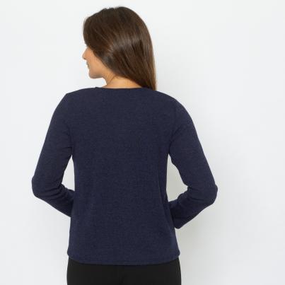 Signature Collection by H. S. Cardigan navy