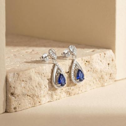 amor Ohrhänger 925 Silber Zirkonia