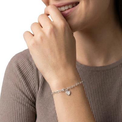 amor Armband 925 Silber rhodiniert Zirkonia