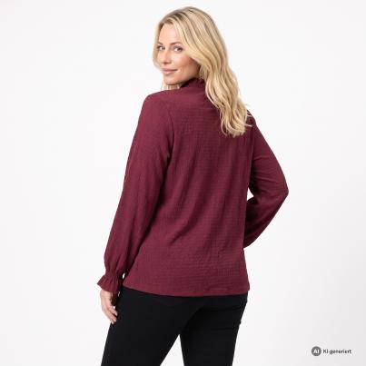 sophistical Women Blusenshirt bordeaux