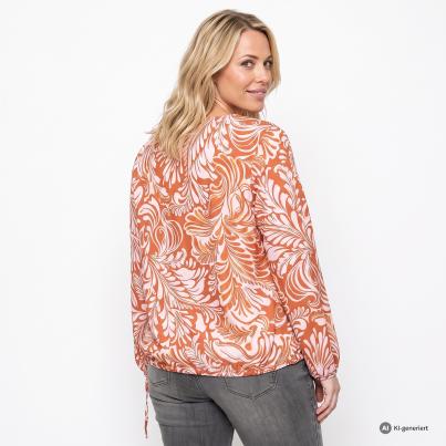 sophistical Women Shirt orange/rosa