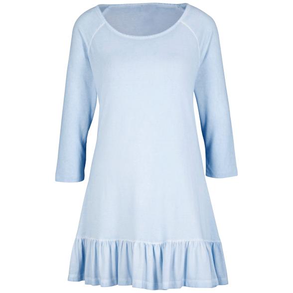 linea TESINI Damen Shirt mit Volant hellblau - 105205600000 - 3 - 588px