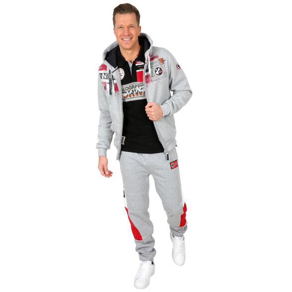 GEOGRAPHICAL NORWAY Herren Sweatjacke hellgrau 56 - 105248600005 - 3 - 588px