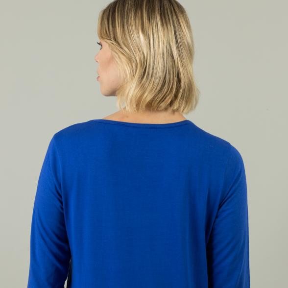 Homewear by BLUE SEVEN Damen Pyjamashirt royalblau - 105310900000 - 3 - 588px