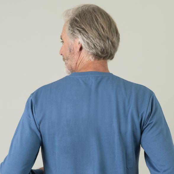 Homewear by BLUE SEVEN Herren Sweatshirt blau - 105314900000 - 3 - 588px