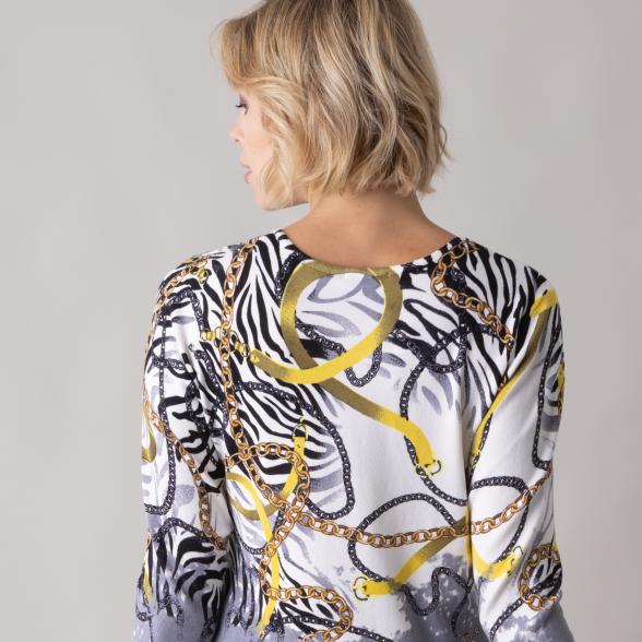 MILANO Design Pullover 'Tanaro' grau/gelb - 105542200000 - 3 - 588px