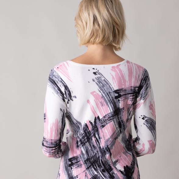 MILANO Design Longpullover 'Isalle', schwarz/rosa - 105544500000 - 3 - 588px