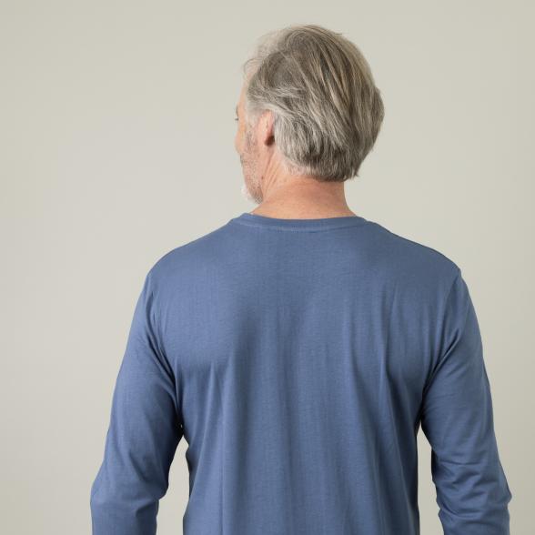 BLUE SEVEN Herren Longsleeve, blau - 105667700000 - 3 - 588px