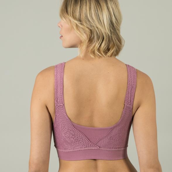 COSY COMFORT 2er Pack Bustier mit Spitze weiß/rose - 105733200000 - 3 - 588px