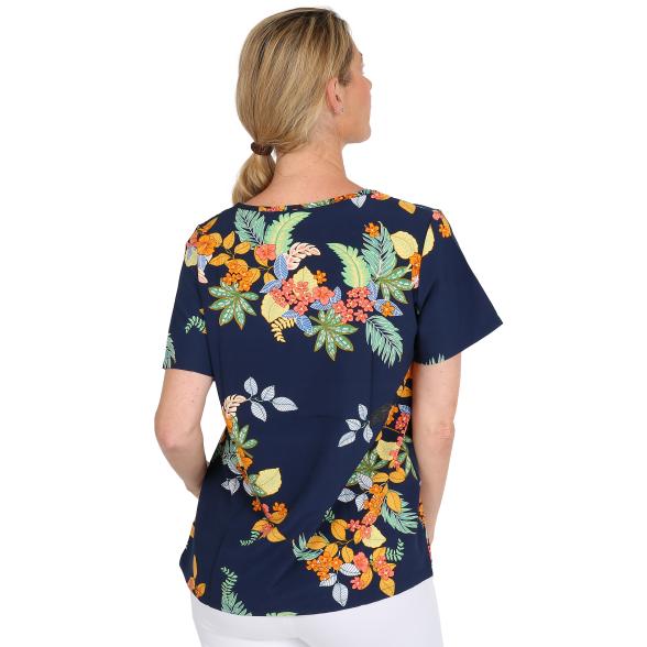 Damen-Shirt  blau/multicolor - 105766800000 - 3 - 588px