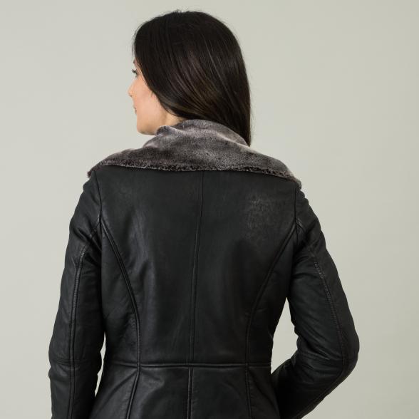 CARLO COLUCCI Damen-Lederjacke 'Viola', braun - 105967200000 - 3 - 588px