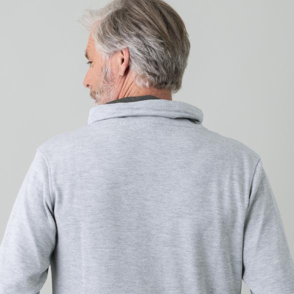 RAY Herren Sweatshirt, grau meliert - 106327600000 - 3 - 588px