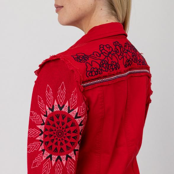 mocca by Jutta Leibfried Jacke, rot - 106641800000 - 3 - 588px