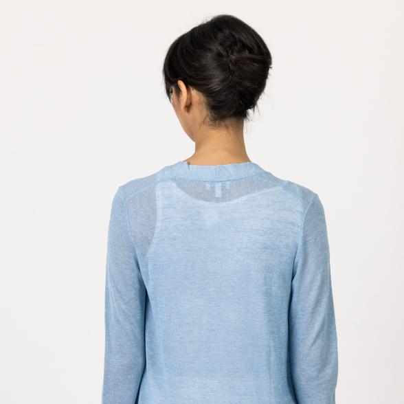 GINA LAURA Damen Cardigan hellblau - 107369100000 - 3 - 588px