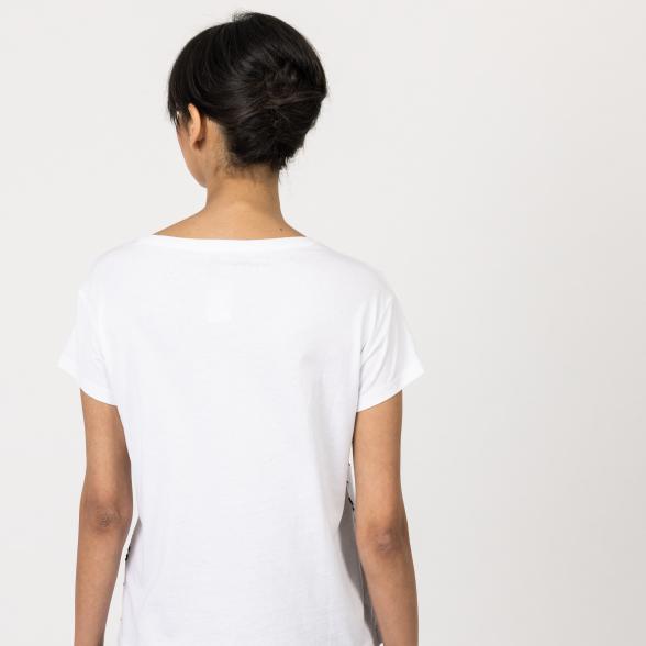 GINA LAURA Damen T-Shirt Oversized weiß - 107370400000 - 3 - 588px