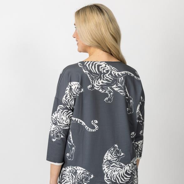 MM München Damen-Sweatshirt Tiger anthrazit/weiß - 108739200000 - 3 - 588px