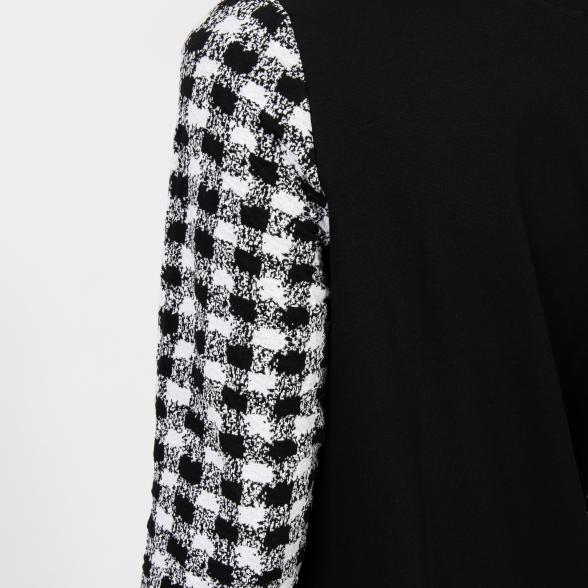 VANESSA STYLE Damen-Longshirt schwarz/weiß - 109808600000 - 3 - 588px