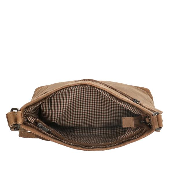 HIDE & STITCHES Hunterleder Umhängetasche braun - 109997400000 - 3 - 588px