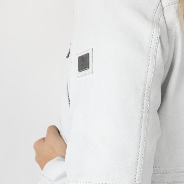 OTTO KERN Damen-Lederjacke 'Verena' Weiß - 110587100000 - 3 - 588px
